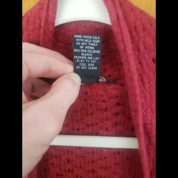 Lucky Brand Tuscan Red Wool & Angora Blend Sweater - Picture 6 of 7